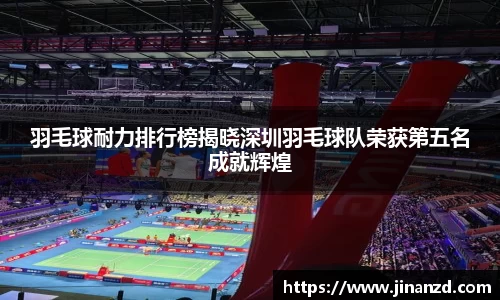 羽毛球耐力排行榜揭晓深圳羽毛球队荣获第五名成就辉煌